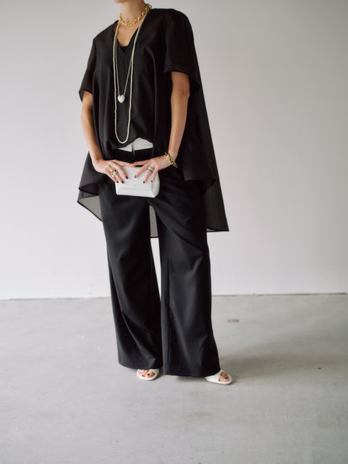 silk wool marvelt pants(予約商品)